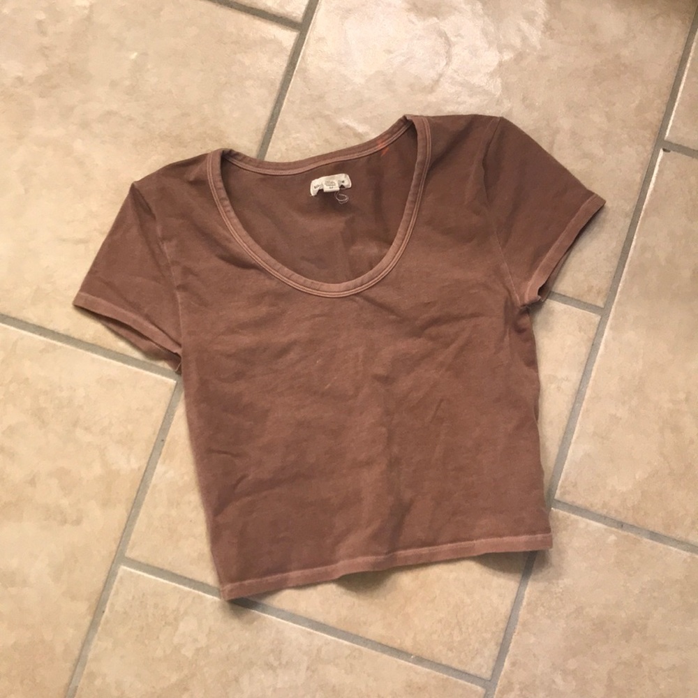Urban Outfitters Nude Crop Top